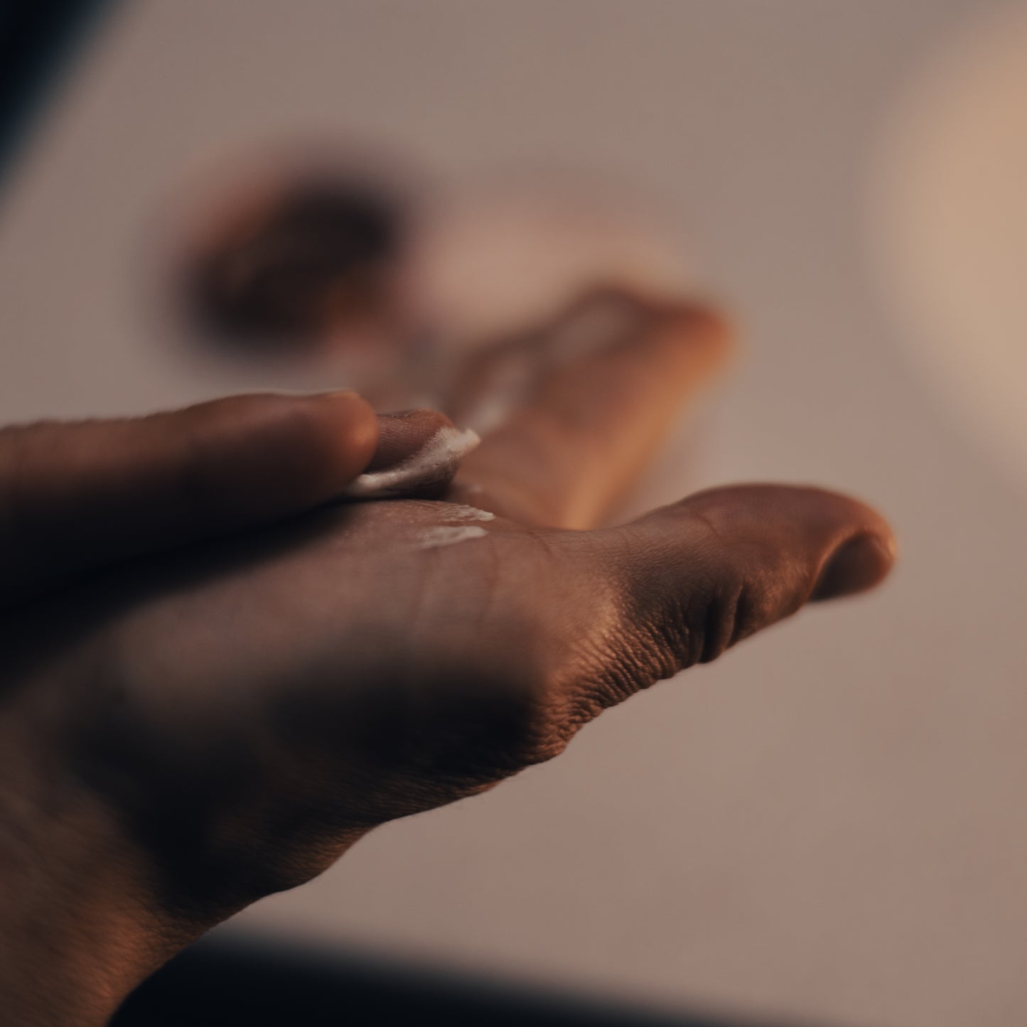 Face Cream in Hand